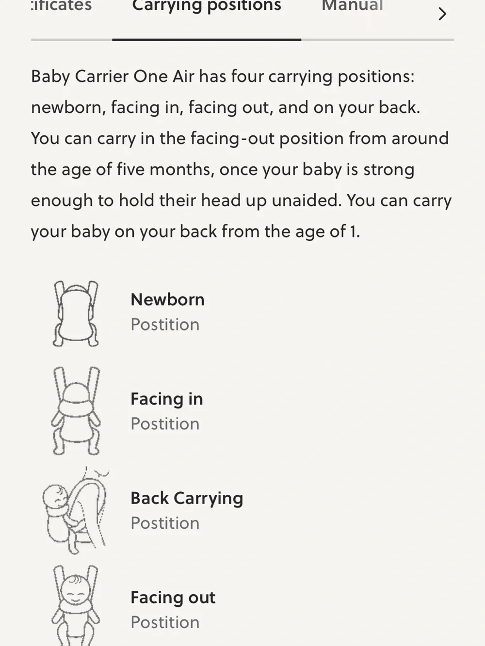 BabyBjorn One Air mesh